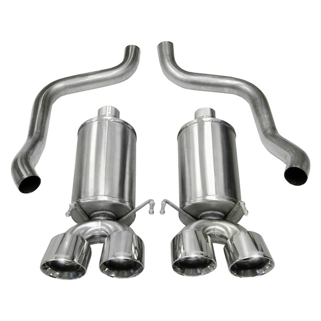 Corsa 14469: Xtreme Axle-Back Exhaust System 2005-2008 Chevy Corvette C6 6.0L/6.2L