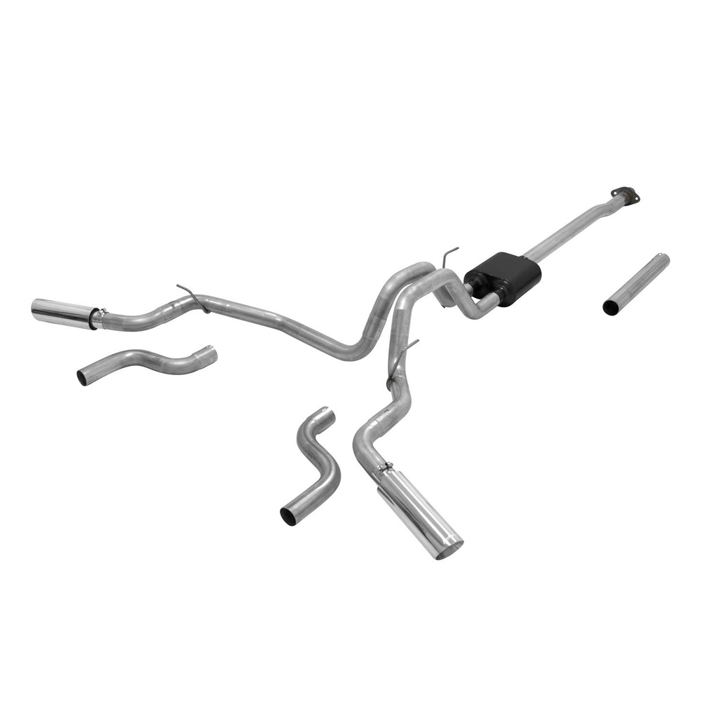 Flowmaster 817725: 817725 American Thunder Cat-Back Exhaust System 2015-2019 Ford F-150 2.7L/3.5L EcoBoost 3.5L TiVCT or 5.0L