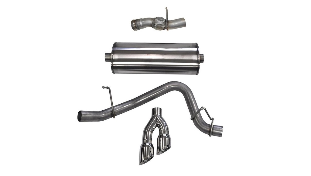 Corsa 14826: Sport Cat-Back Exhaust System 2015-2019 Chevy Tahoe/GMC Yukon 6.2L