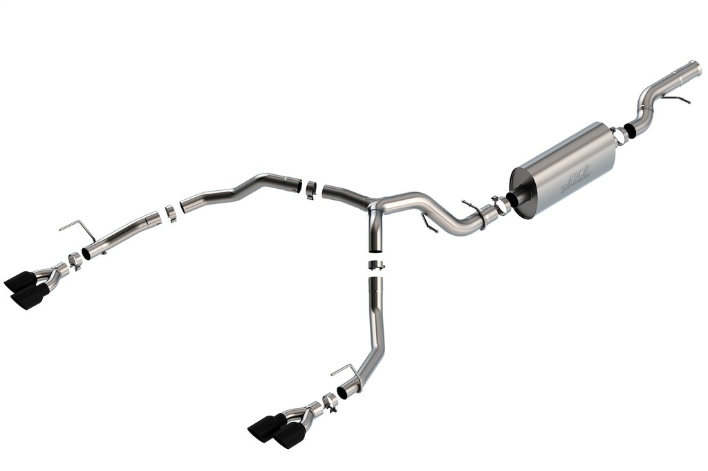 Borla 140858BC: 140858BC Touring Cat-Back Exhaust System Fits Select Chevrolet Tahoe, GMC Yukon 6.2L V8 Engine