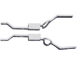 Pypes Performance Exhaust SGA30S: Street-Pro Crossmember-Back Exhaust System 1964-72 GM A-Body