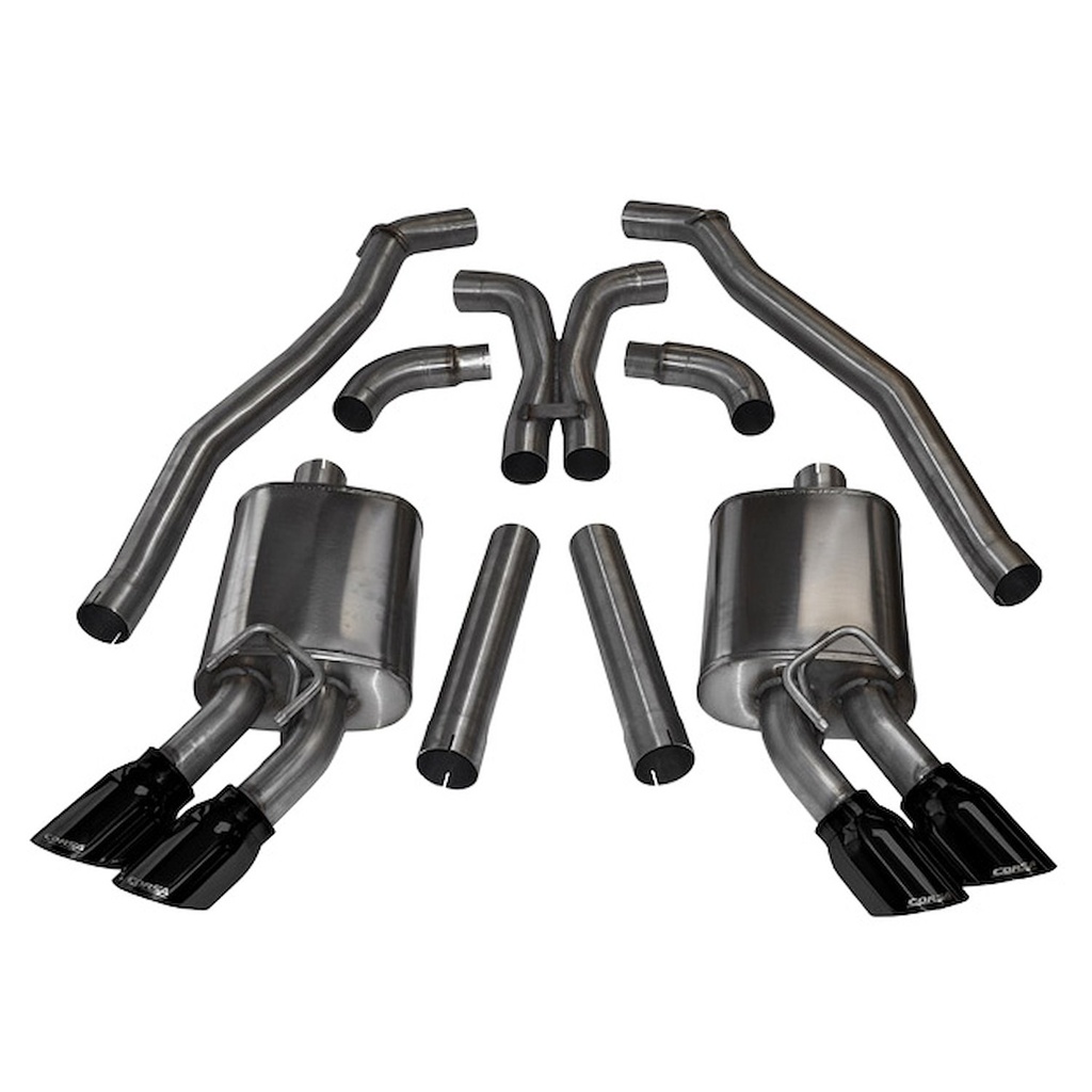 Corsa 14971BLK: Sport Cat-Back Exhaust System 2012-2015 Chevy Camaro ZL1 Coupe 6.2L