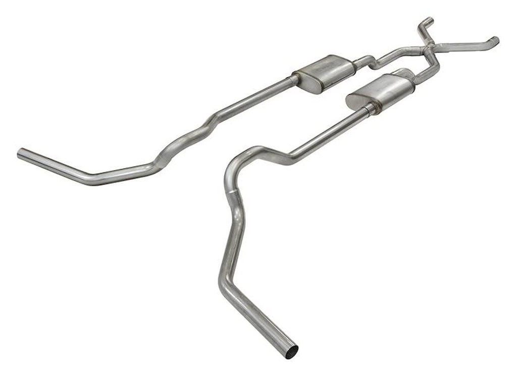 Pypes Performance Exhaust SFT65S: Street-Pro Crossmember-Back Exhaust System 1965-1976 Ford Truck 2WD