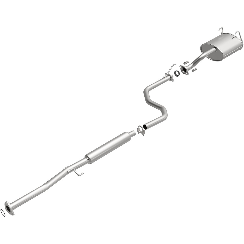 BRExhaust 106-0695: 106-0695 Direct-Fit Exhaust Kit for 1992-1995 Honda Civic