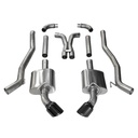 Corsa 14968BLK: Xtreme Cat-Back Exhaust System 2010-2015 Chevy Camaro SS Coupe 6.2L
