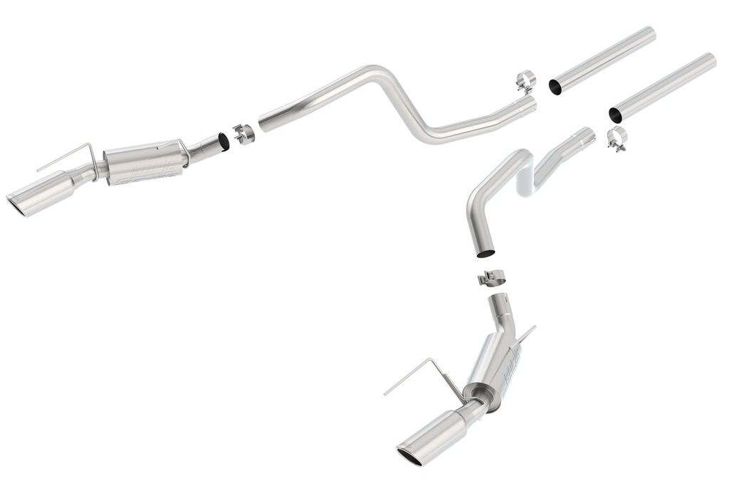 Borla 140135: Cat-Back Exhaust System 2005-09 Mustang GT 4.6L V8