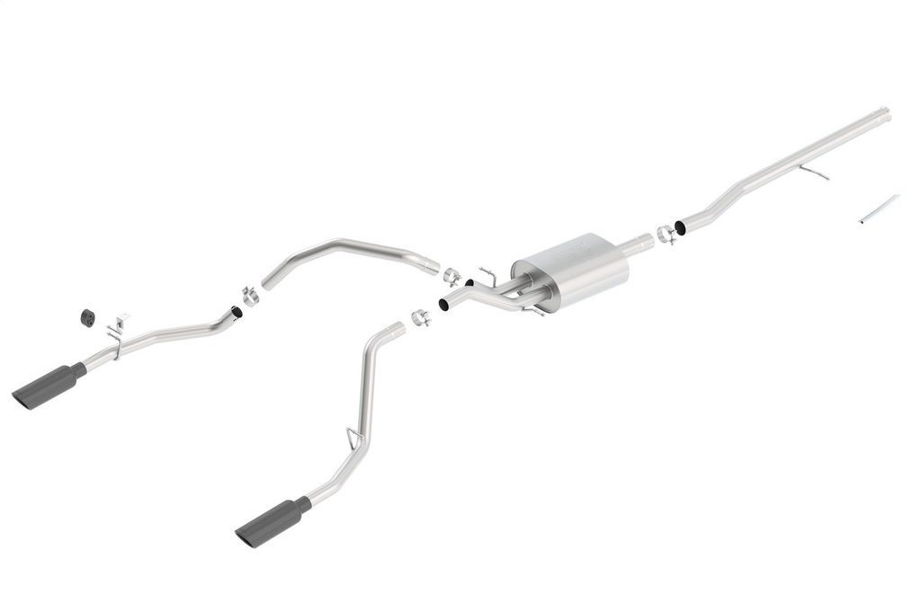 Borla 140537BC: Cat-Back ATAK Exhaust System 2014-2019 Silverado/Sierra 1500 5.3L