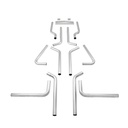 Flowmaster 15935: U-Fit Dual Exhaust Pipe Kit Aluminized Steel 2.25" Tubing