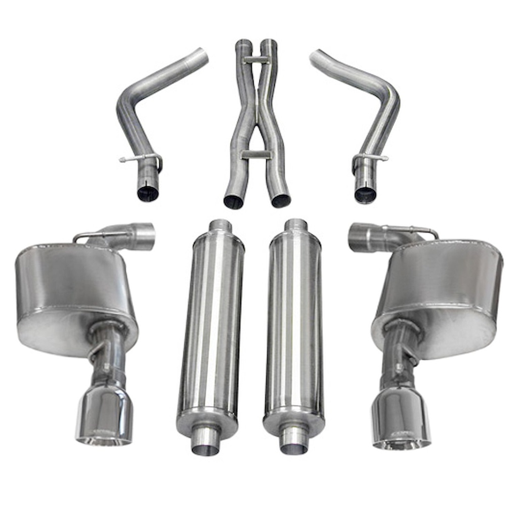 Corsa 14464: Xtreme Cat-Back Exhaust System 2012-2014 Dodge Charger SRT-8 & Chrysler 300 6.4L
