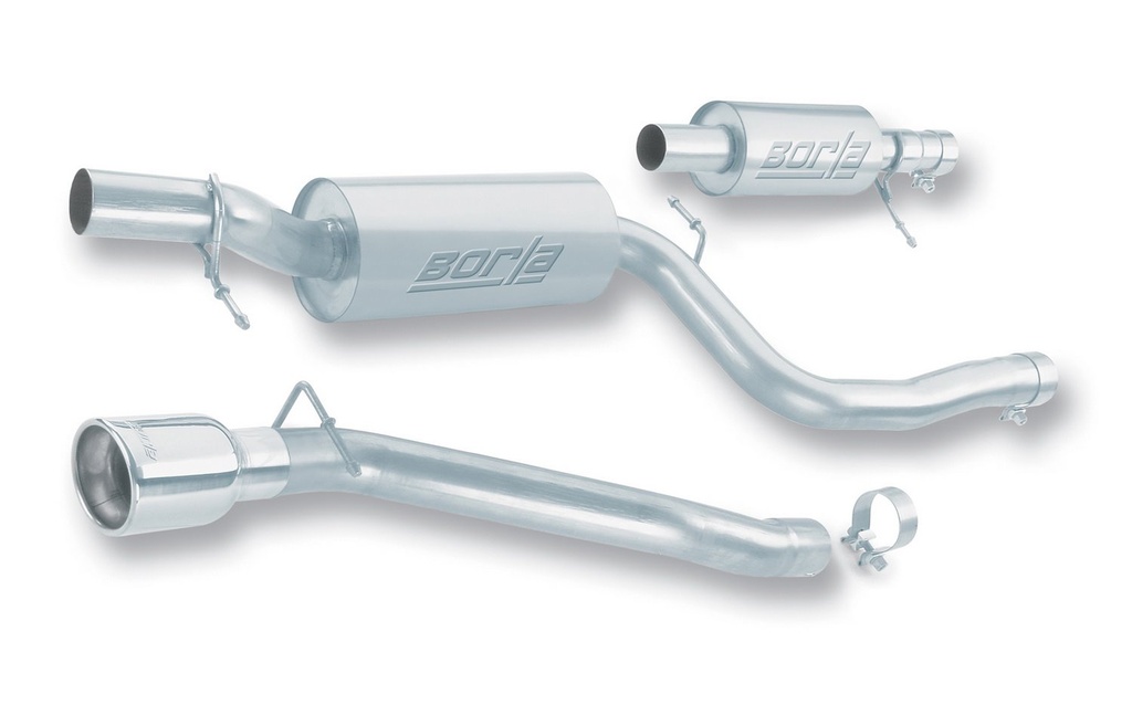 Borla 140121: Cat-Back Exhaust System 2004-2009 Mazda 3 Sedan/Hatch 2.3L