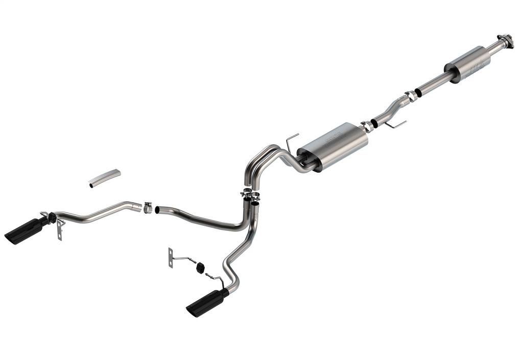 Borla 140862BC: 140862BC Touring Cat-Back Exhaust System Fits Select Ford F-150 2.7L, 3.5L V6