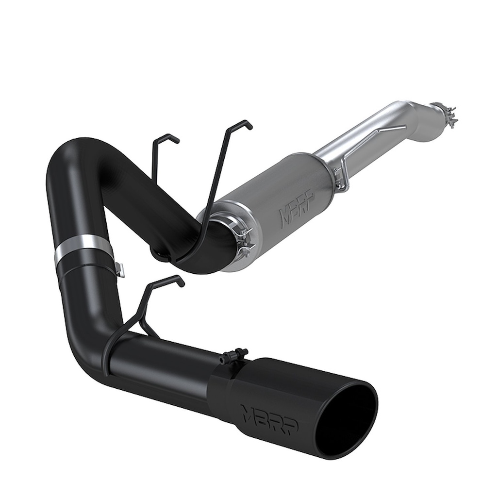 MBRP S5247BLK: 4" CAT BACK SINGLE BLACK