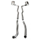 Stainless Works V6414100S: V6414100S Exhaust System Kit, 1964-1967 Chevy Corvette (Manual) 6.5L & 7.0L, Catback Dual Long Chambered Mufflers Auto Trans.