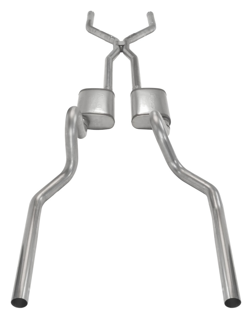 Pypes Performance Exhaust SFM44R: 71-73 MUST 2.5IN H-BOMB