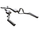 Pypes Performance Exhaust SGA12R: Race-Pro Crossmember-Back Exhaust System 1970-71 GTO