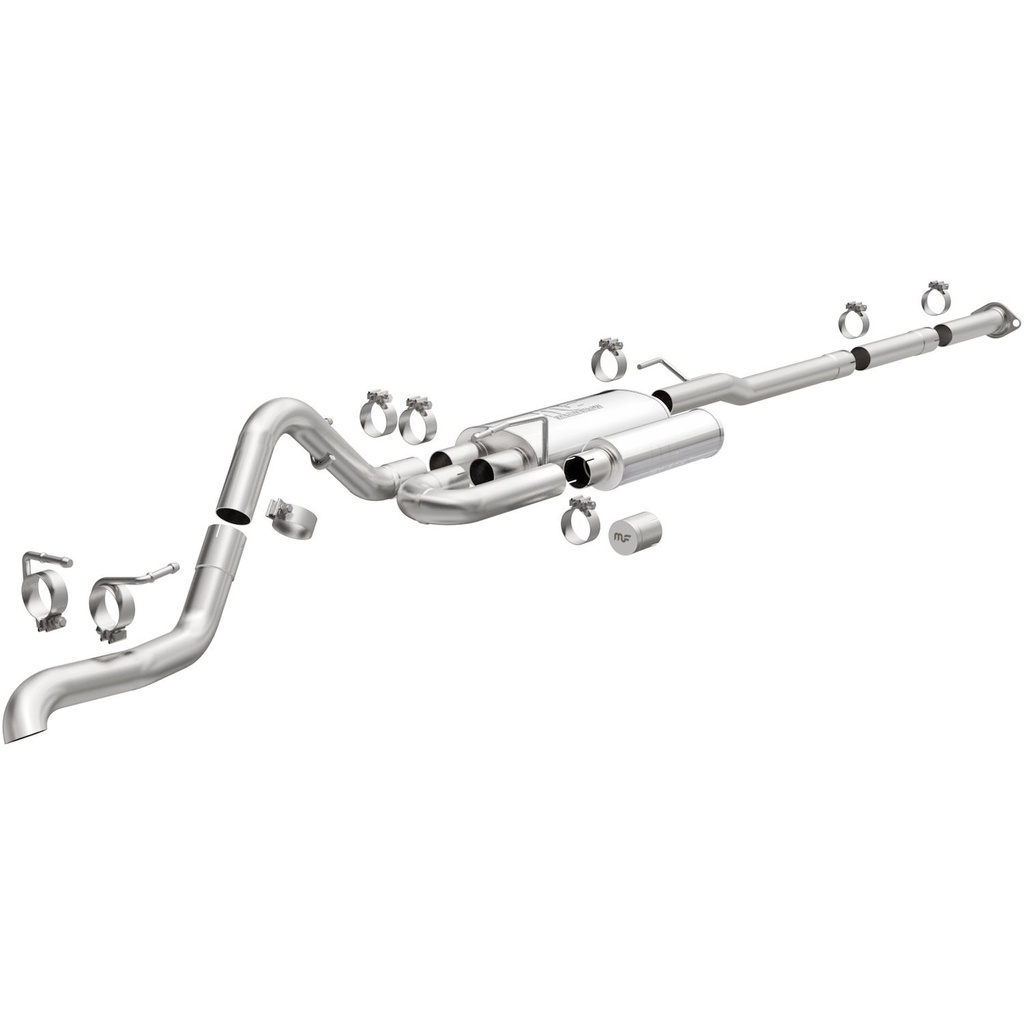 Magnaflow 19585: 19585 Overland Series Cat-Back Performance Exhaust System for 2005-2015 Toyota Tacoma