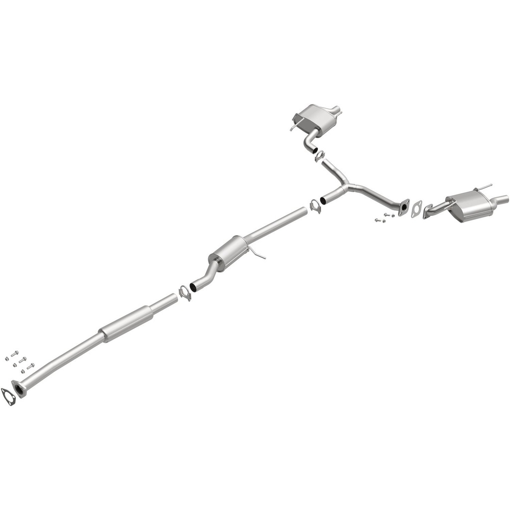 BRExhaust 106-0555: 106-0555 Direct-Fit Exhaust Kit for 2004-2008 Acura TL 3.2L