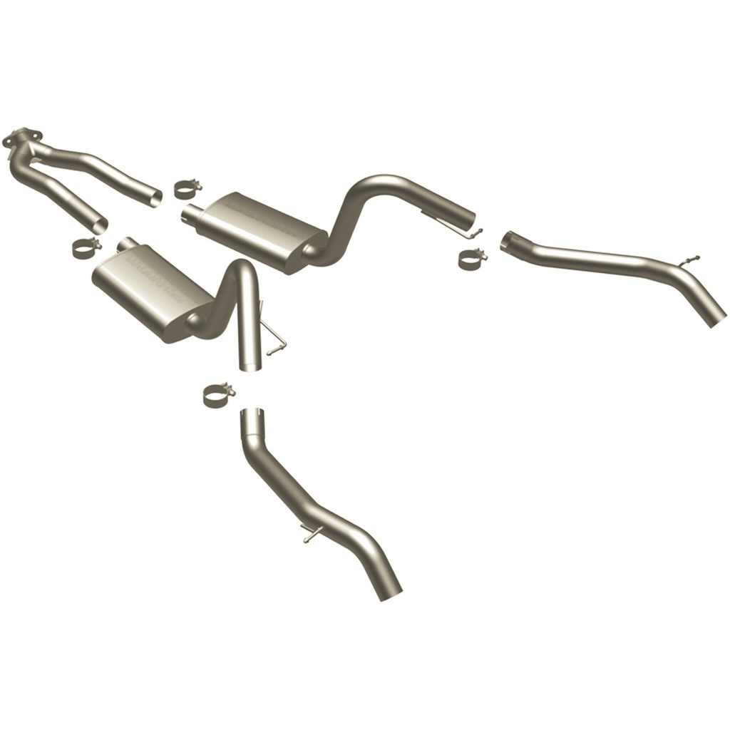Magnaflow 16828: 16828 Street Series Cat-Back Performance Exhaust System for 1975-1979 Chevrolet Camaro