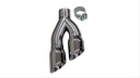 Corsa 14031: Pro Series Clamp-On Exhaust Tip 3 in. Inlet/4 in. Dual Outlet