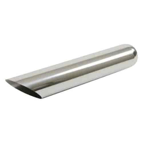 Jones Exhaust JAC200: Chrome Exhaust Tip Angle Cut 2.25"