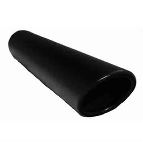 Jones Exhaust JAC418-BV: Powder Coated Black Exhaust Tip Angle Cut 4"