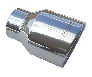 Pypes Performance Exhaust EVT53: Stainless Steel Tips Inlet: 3"