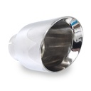 Stainless Works 797300: 797300 Exhaust Tail Pipe Tip, Universal, Double Wall Slash Cut Tip 3-1/2" Body 6-1/4" Length 3" Inlet
