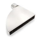 Stainless Works 811300: 811300 Exhaust Tail Pipe Tip, Universal, Straight Boxxter Tip W/O Grate 3" Inlet