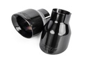 APR TPK0003: Exhaust Tips 4 in. Outlet, Slash-Cut [Black-Diamond Polished Finish]