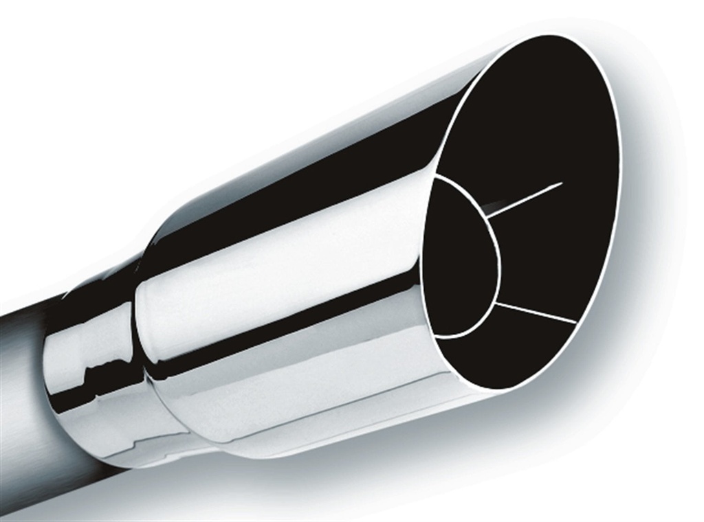 Borla 20120: Stainless Steel Exhaust Tip Outlet Size: 3-1/2"