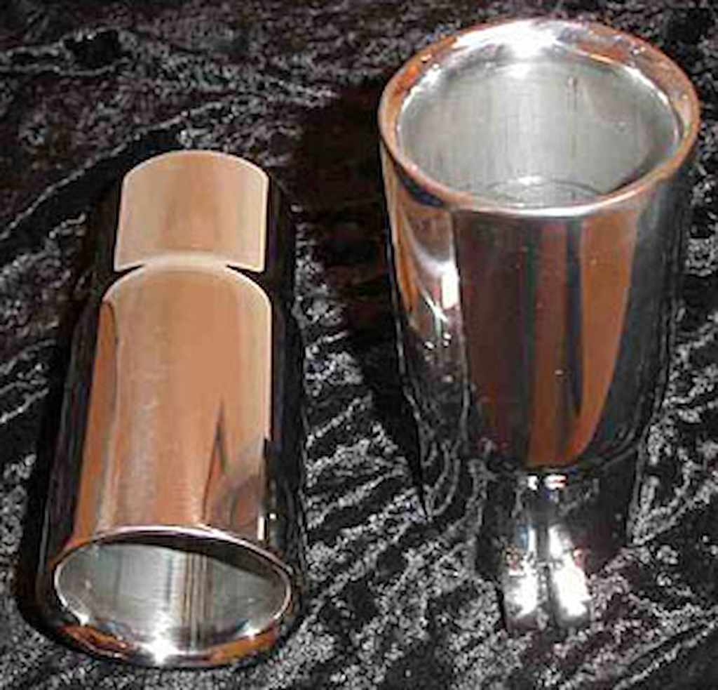 Stainless Works 791300: 791300 Tip Double Wall - Straight Cut Inlet: 3"