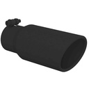 MBRP T5155BLK: Exhaust Tip Angled Rolled End