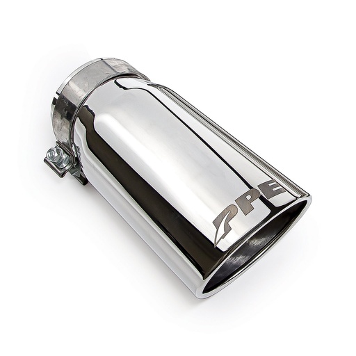 [PPE-117020000] PPE Power 117020000: 117020000 Polished 304 Stainless Steel Exhaust Tip - GM 6.6L Duramax 2001-2007