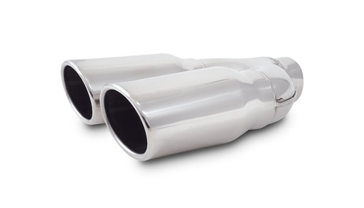 [VPE-1335] Vibrant Performance 1335: Dual 3.25" x 2.75" Oval Stainless Steel Exhaust Tip Single Wall