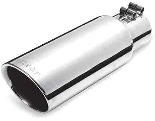 [GIB-500641] Gibson Performance Exhaust 500641: Rolled Edge Slash Cut Exhaust Tip Inlet: 3"