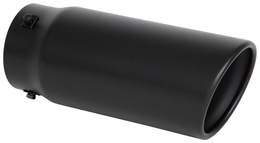 [SPE-22361] Spectre 22361: Black Bolt-On Exhaust Tip Slant Cut