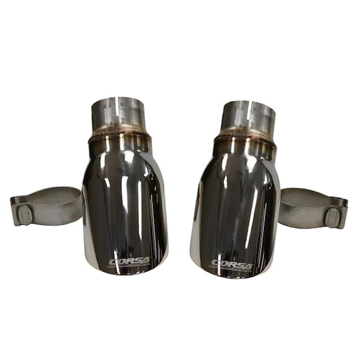 [CSE-14977] Corsa 14977: Pro Series Clamp-On Exhaust Tip 2.500 in. Inlet/4 in. Outlet