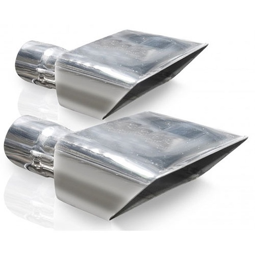 [STW-7010250] Stainless Works 7010250: 7010250 Tips - Hot Rod Style Inlet: 2-1/2"