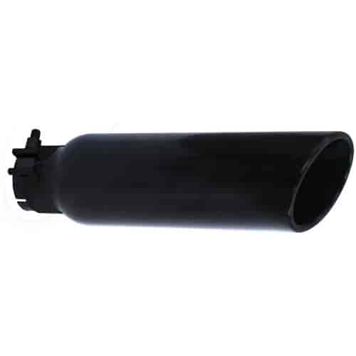 [GRH-GRT225414B] Go Rhino GRT225414B: Round Exhaust Tip Black Powdercoat