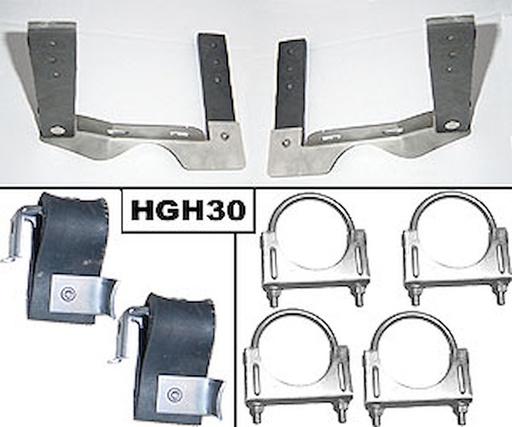 [PYE-HGH30] Pypes Performance Exhaust HGH30: Exhaust Hanger Kit 1964-1972 Pontiac GTO