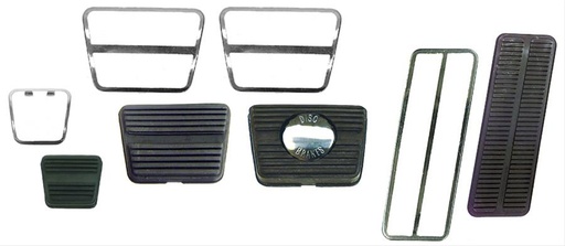 [AMD-W-882] Auto Metal Direct Pedal Pads for 1969-1972 CAMARO, NOVA, 1970-1972 FIREBIRD - W-882 