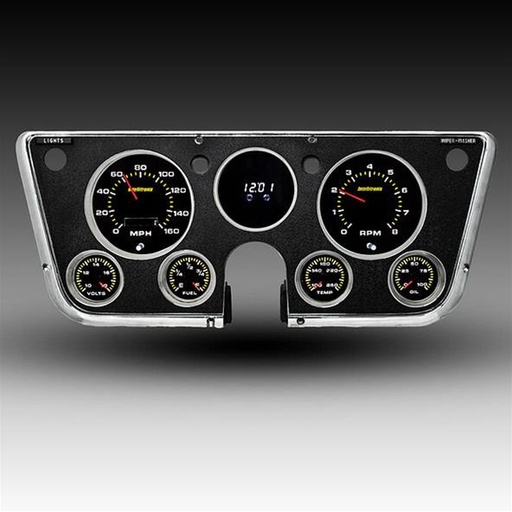 [IZL-AP6003-S9020] Intellitronix 1967-1972 GM/Chevy Truck Direct-Fit Analog Gauge Clusters AP6003-S9020 