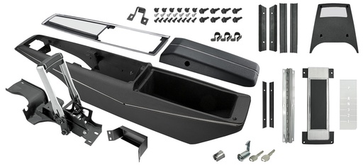 [OPG-C6872FUNAS] RESTOPARTS® Manufactured Center Console Kits for 1970-1972 CHEVELLE, EL CAMINO - C6872F-UNAS 