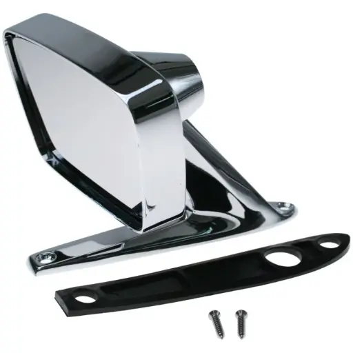 [SDK-C8AZ17696CR] Scott Drake Replacement Outside Mirrors for 1967-1968 MUSTANG - C8AZ-17696-CR Passenger Side, Convex Lens,Each