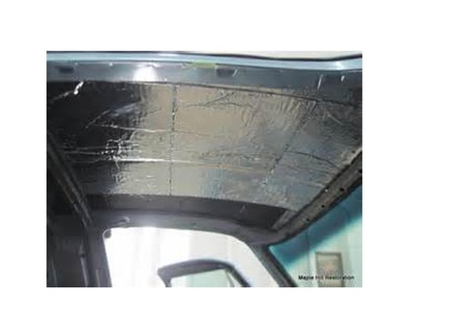 [HUT-627685] HushMat Roof Kits for 1970-1982 CORVETTE - 627685 Sound Deadener/Heat Barrier, Roof, Adhesive Installation, 550 Degrees F Max Temp, Kit  