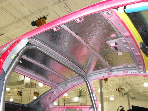[HUT-697605] HushMat Roof Kits for 1960-1963 FALCON - 697605 Sound Deadener/Heat Barrier, Roof, Adhesive Installation, 550 Degrees F Max Temp, Kit 