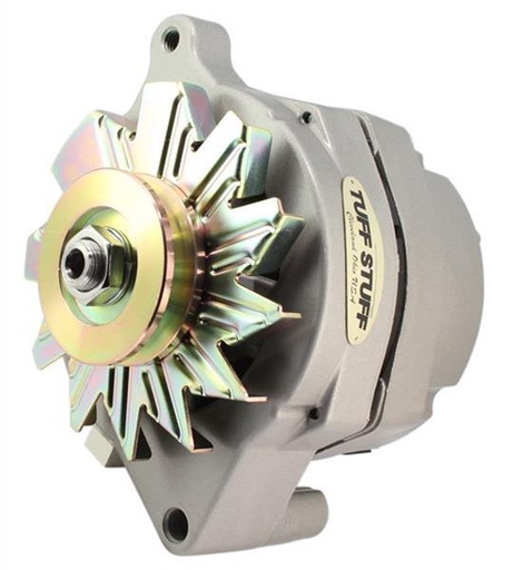Tuff Stuff Performance High-Amp Output Factory Cast-Plus Alternators 7068K Alternator, Natural, 140 Amp, V-Belt Pulley, Ford, Lincoln, Mercury, Each 