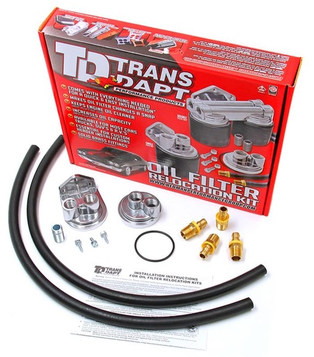 [TRD-1113] Trans-Dapt Performance Remote Oil Filter Relocation Kits 1113 