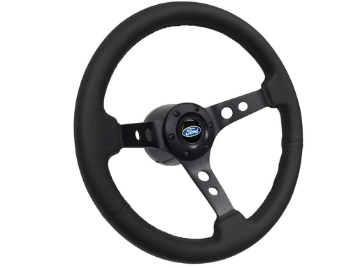 [ST3094-9B-1BLK] VSW S6 Series Sport Leather Steering Wheels ST3094-9B-1BLK 