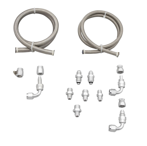 [PS-LK-SS] March Performance Braided Power Steering Hose Kits PS-LK-SS